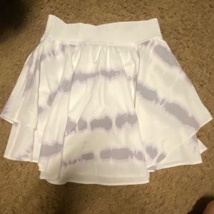 LULULEMON PACE TENNIS RUNNING SKIRT TIE DYE